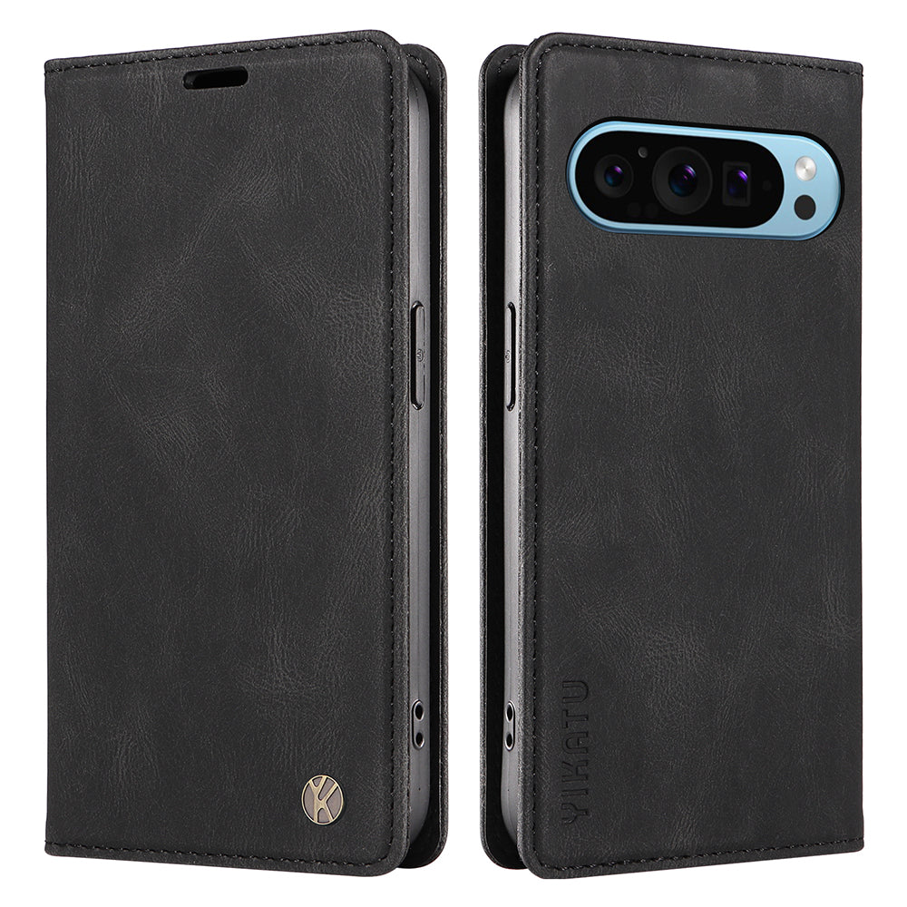 YIKATU YK-005 For Google Pixel 9 Case Leather Skin Touch Feeling Phone Cover YIKATU YK-005 For Google Pixel 9 Case Leather Skin Touch Feeling Phone Cover